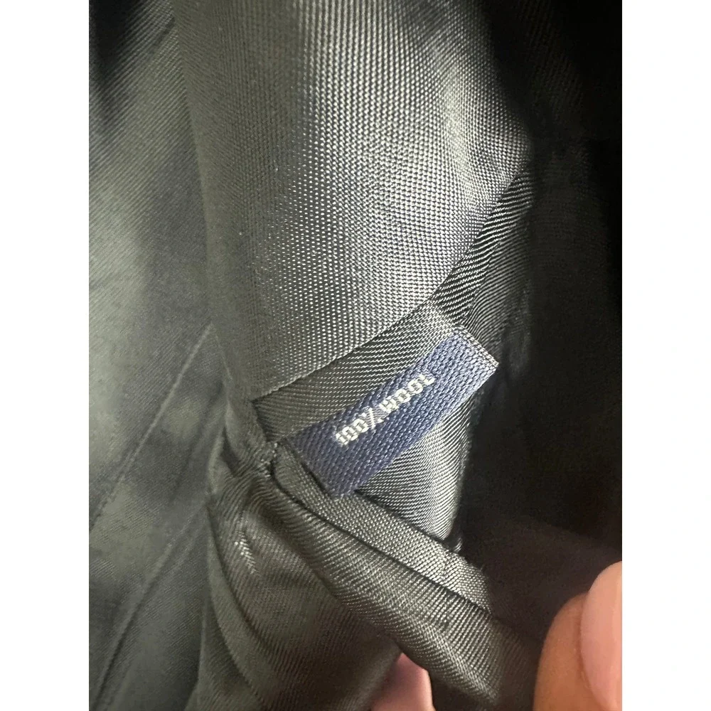 Brooks Brothers Blazer Mens 45R Charcoal Grey Wool Two‎ Button